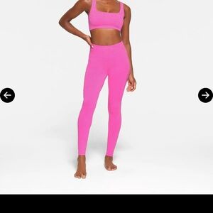 SKIMS Pink Rhinestone set